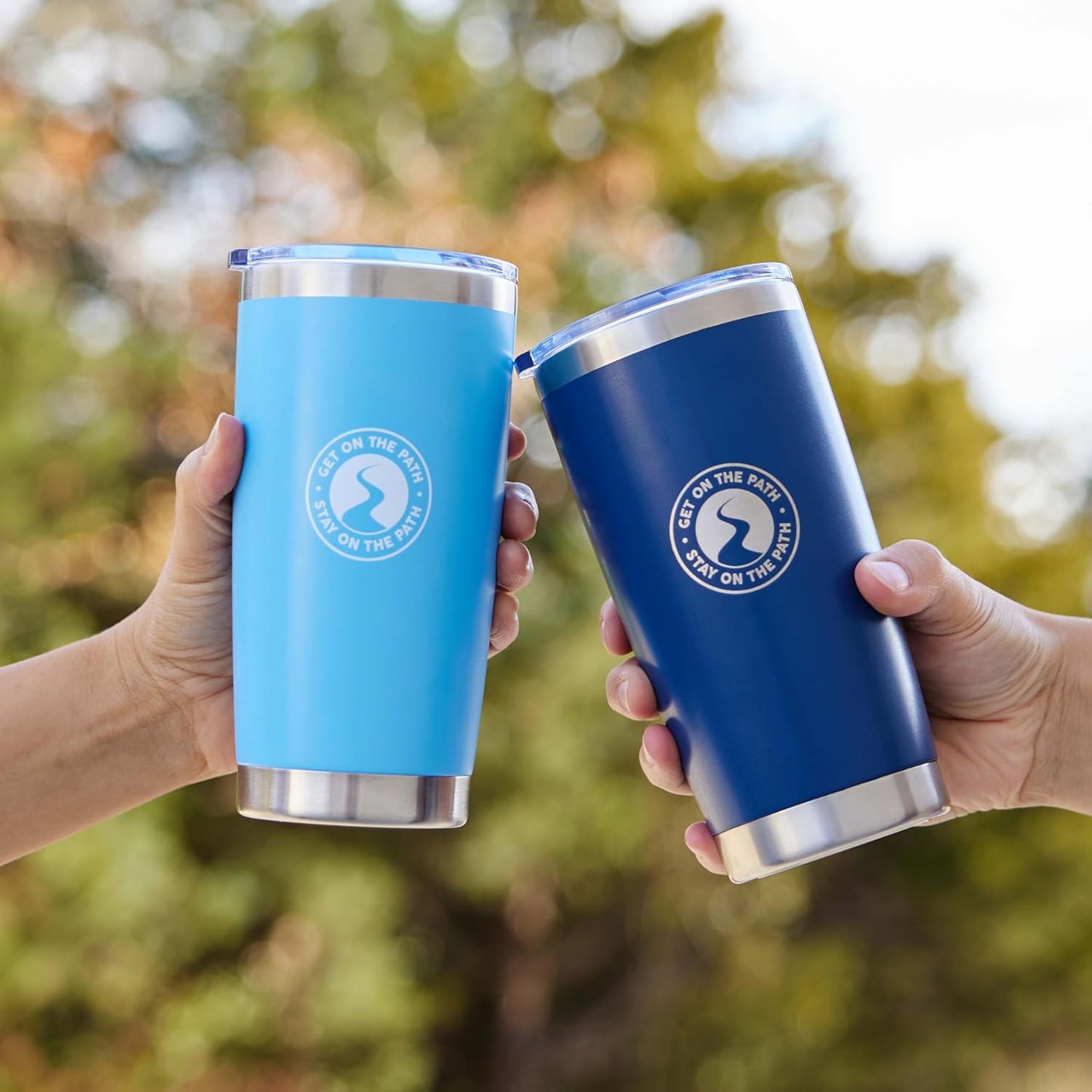 NativePath Light Blue Stainless Steel Tumbler - 20 oz