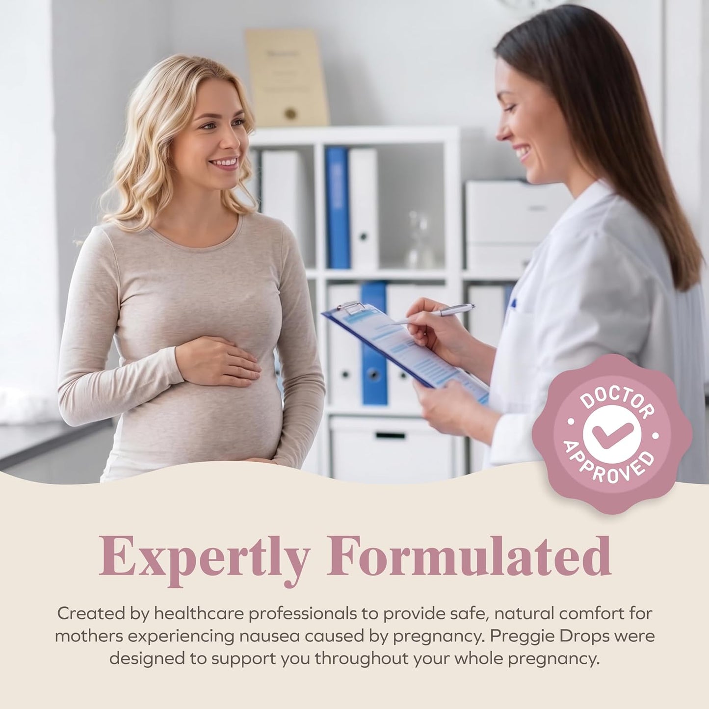 Three Lollies Preggie Drops Plus - 48 Lozenges - Ease Morning Sickness During Pregnancy, Natural, Sour Lozenges for Nausea With Vitamin B6, Sour Lemon & Raspberry Flavors