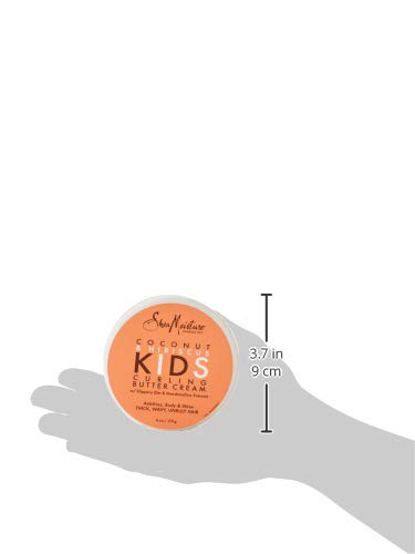 SheaMoisture Kids Curl Cream for Curl Definition, Coconut & Hibiscus Styling Cream to Moisturize & Detangle, 6 oz