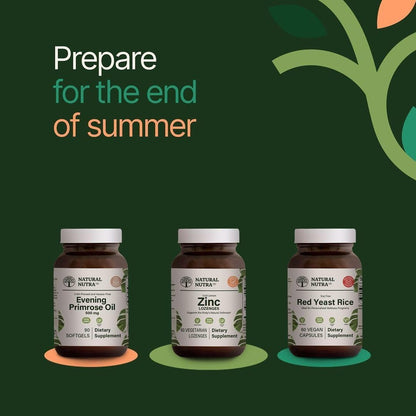 Natural Nutra Red Yeast Rice Extract, Cardiovascular Support, Helps Enhance Immunity, Improve Digestion, Improve Body Fluid Flow, Improve Heart Health, Gluten Free Supplements, 600 mg 60 Capsules