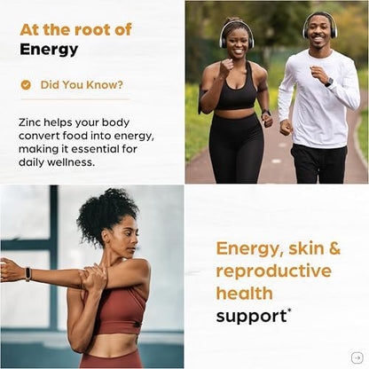 SANDHUHERBALS Zinc 50mg Bundle with Papaya Leaf Extract Capsules (120 Count Each) | Supports Immune Health for Men & Women