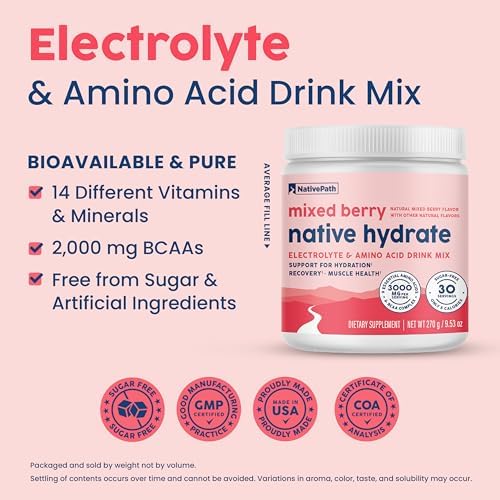 NativePath Native Hydrate Mixed Berry and Peach Mango Bundle with Tumbler