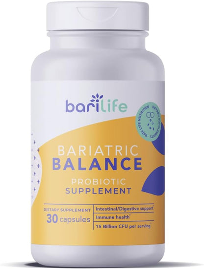 Bari Life Complete Bariatric Vitamin Formula Tablets and Bariatric Balance – Probiotic Supplement and Vitamin B1