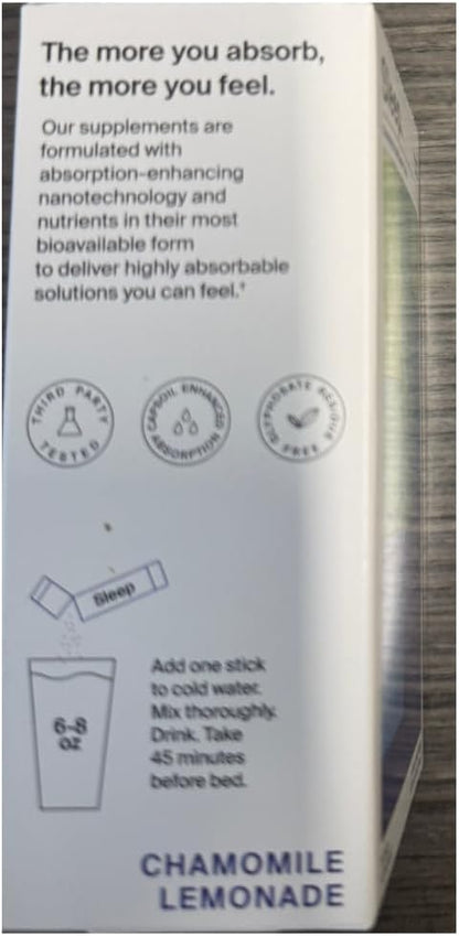 The Absorption Company Sleep Aid Powder - Calming Drink Mix Packets - 7PK