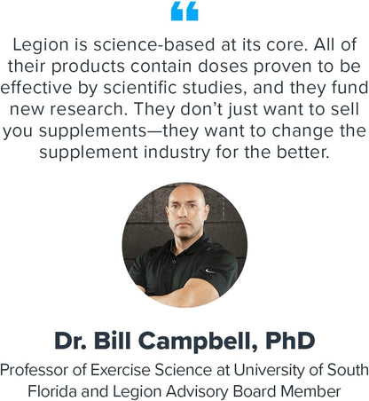 LEGION Immune- Immune Booster for Adults, Natural Immunity System Support w/Vitamin C (500mg), American Ginseng, Guduchi, and Garlic Supplement.