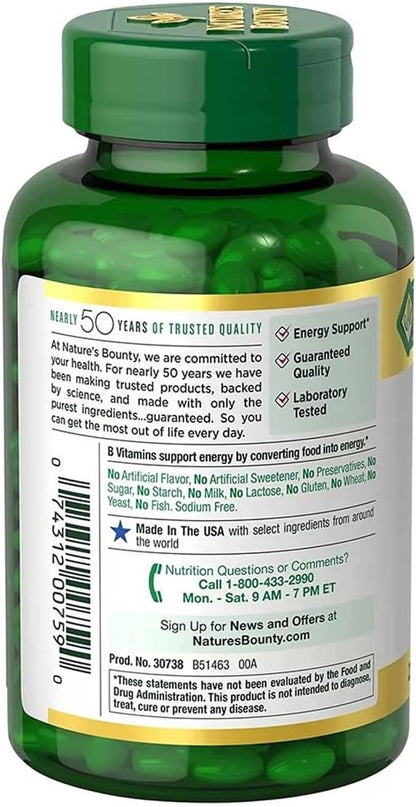 Nature's Bounty Biotin 10,000 mcg, 250 Rapid Release Softgels