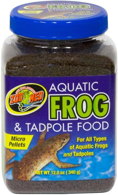 Zoo Med Aquatic Frog and Tadpole Food, 12 Ounces Each, Made in The USA (12 Ounces)