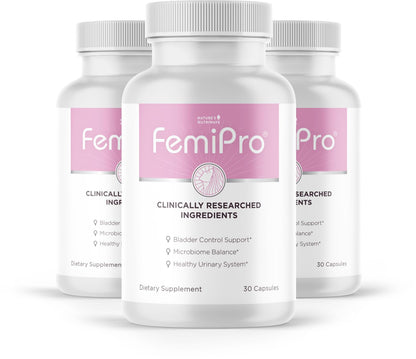 FemiPro – Herb & Probiotic Blend, USA Made – 30 Ct, 1 Month Supply | Herbal & probiotic capsule blend | Non-GMO, Made in USA | Easy-to-swallow daily capsule