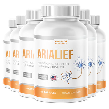 Arialief – Botanical Capsules, USA Made – 30 Ct, 1 Month Supply | Botanical capsule formula | Non-GMO, Made in USA | Easy-to-swallow daily capsule