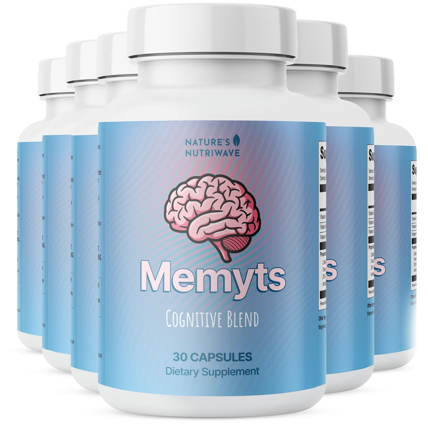 Memyts – B Vitamins & Herbal Extract Capsules – 30 Ct, 3 Month Supply | B Vitamins & herbal extracts | Non-GMO, Made in USA | Easy-to-swallow daily capsule