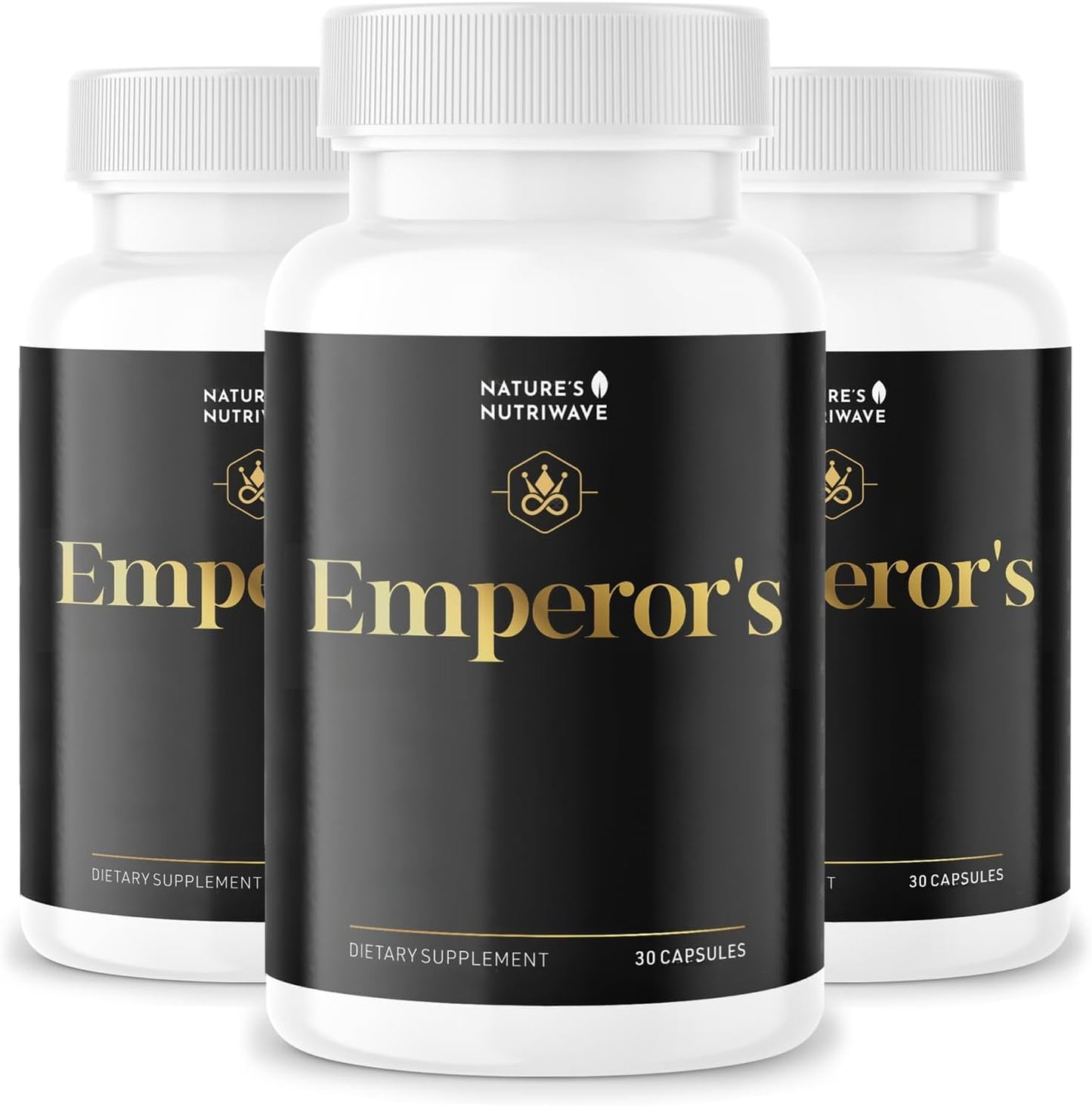 Emperor's Vigor Tonic – Herbal Formula – 60 Capsules, 3 Month Supply | Herbal capsule formula, plant-based blend | Non-GMO, No Stimulants, Made in USA | Easy-to-swallow daily capsule