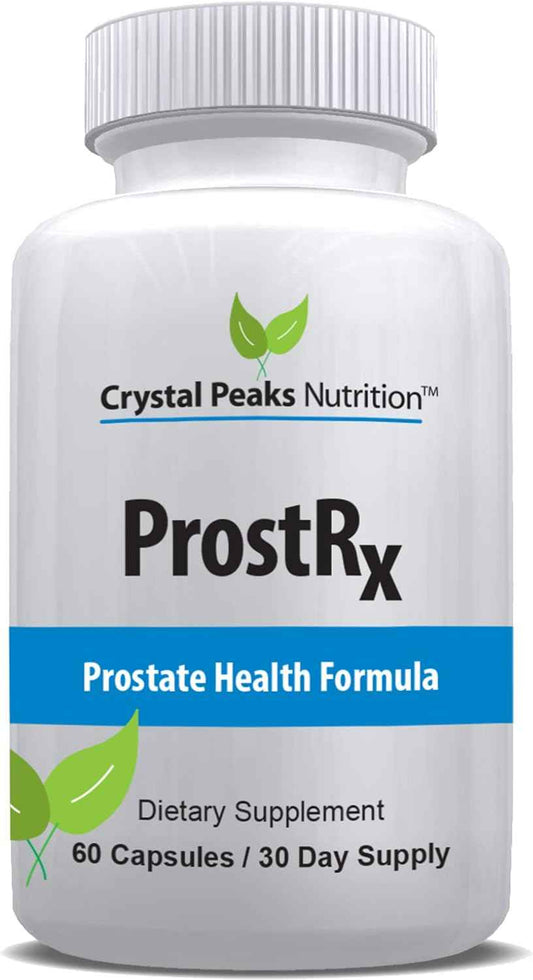 Extra Strength Prostate Support Supplement - Less Urgency, Fewer Nighttime Bathroom Visits. Beta-Sitosterol, Saw Palmetto Plus 28 Additional Prostate nutrients - 60 Capsules