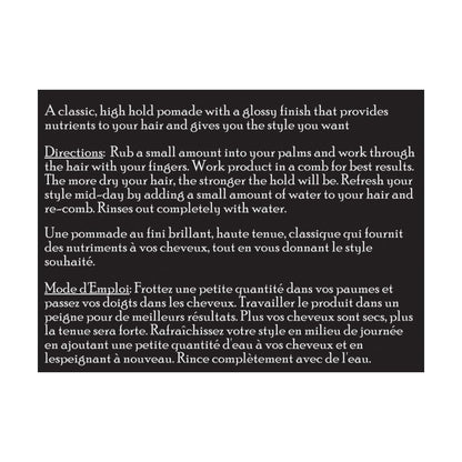 Brickell Men's Hair Styling Firm Hold Pomade for Men, Strong Hold & High Shine Finish Pomade With Hydrolyzed Quinoa, Vitamin E, and Aloe, 2 Ounces, Scented