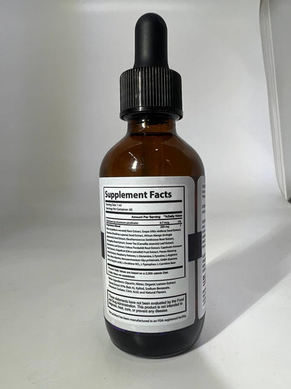 GlycoPezil Drops – Chromium, Maca & Ginseng – 2 fl oz, 3 Month Supply | Chromium, Maca Root, Ginseng & plant extracts | Non-GMO, GMP-Certified, Made in USA | Dropper, daily drops