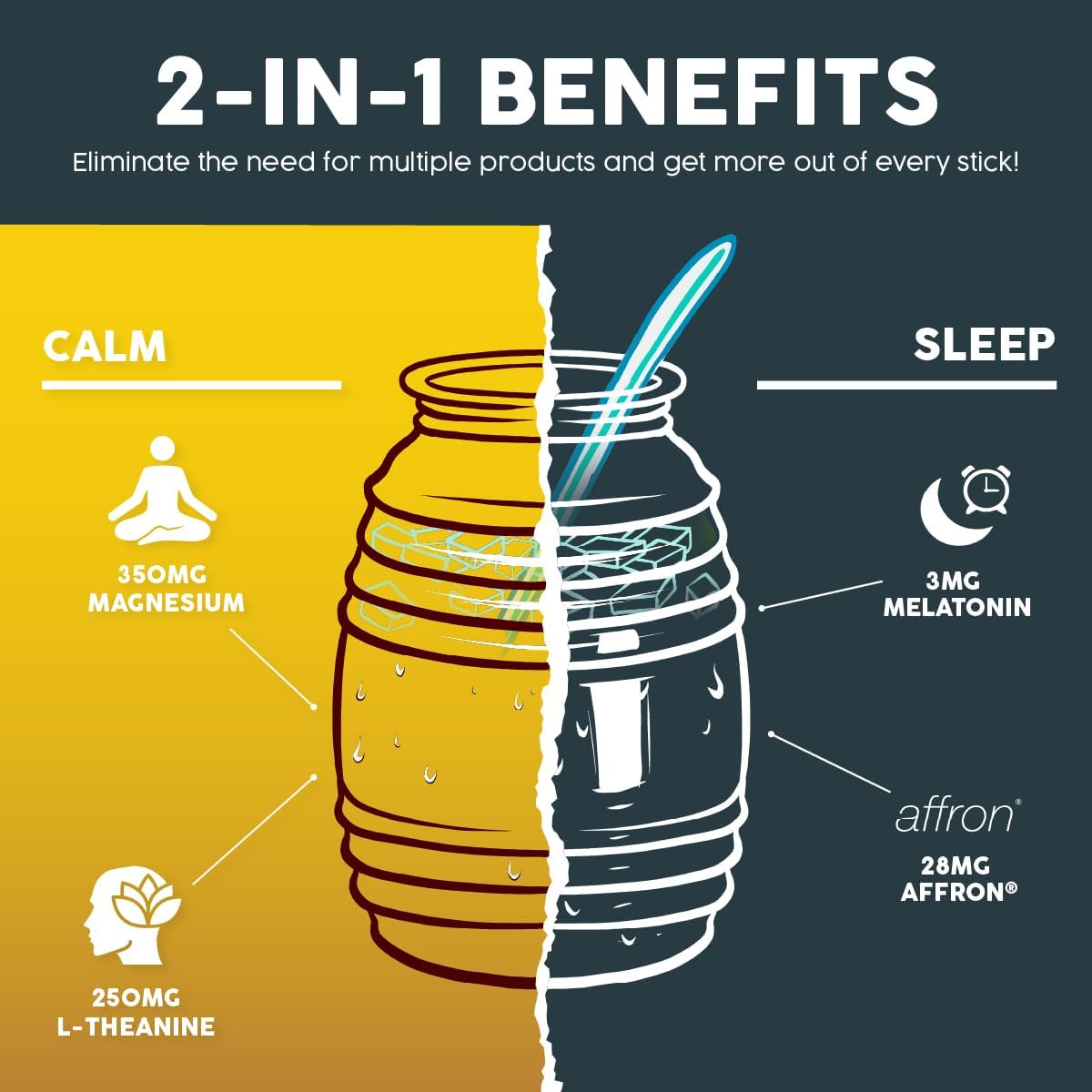 Salud Variety 3-Pack | 2-in-1 Hydration + Immunity (Horchata), Energy + Focus (Hibiscus) & Calm + Sleep (Lemon Honey) – 15 Servings Each, Non-GMO, Gluten Free, Low Calorie, 1g of Sugar