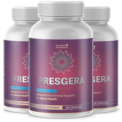 Presgera – Magnesium Glycinate, Turmeric & ALA – 30 Ct, 1 Month Supply | Also includes more botanicals with Magnesium Glycinate, Turmeric & Alpha Lipoic Acid | Non-GMO, Made in USA