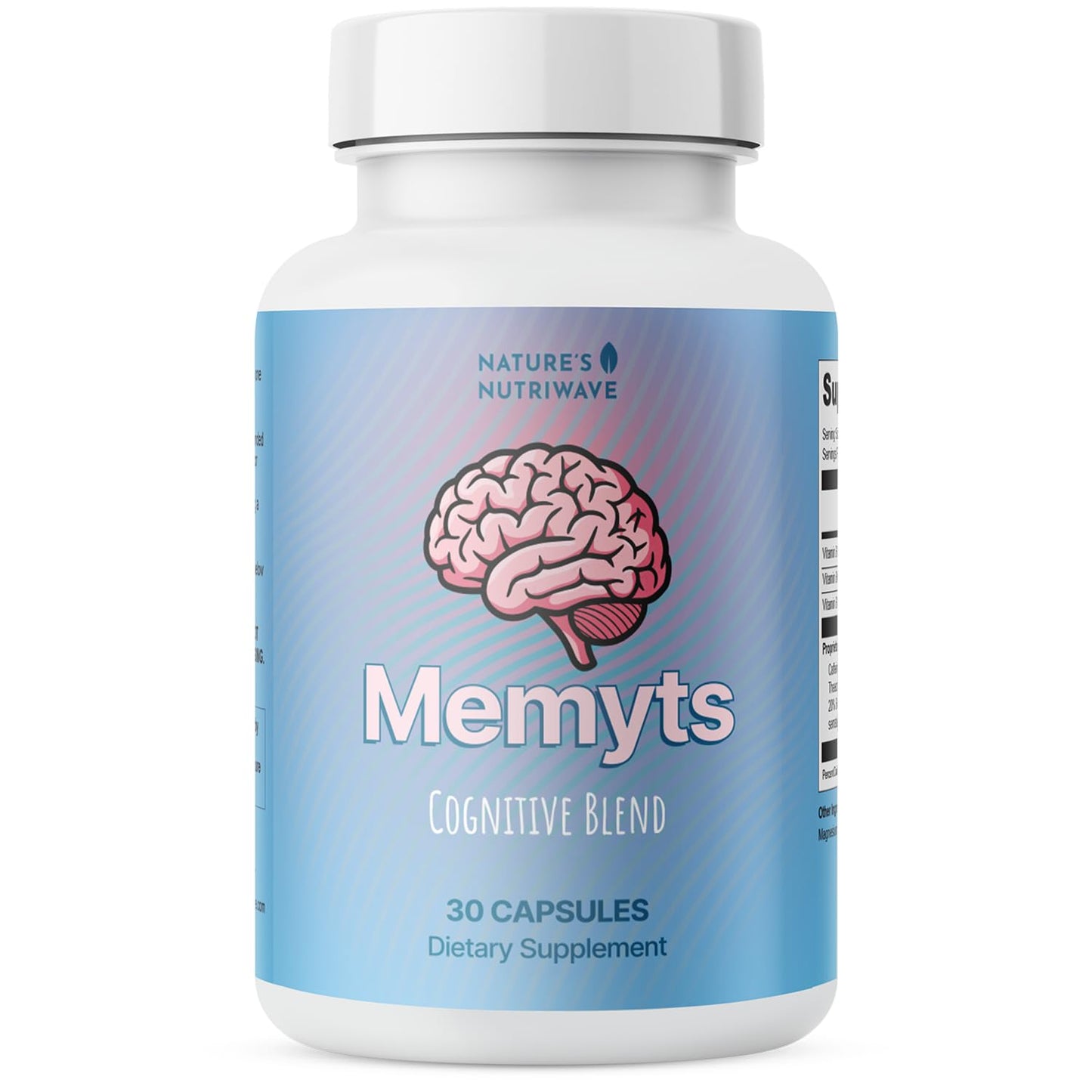 Memyts – B Vitamins & Herbal Extract Capsules – 30 Ct, 3 Month Supply | B Vitamins & herbal extracts | Non-GMO, Made in USA | Easy-to-swallow daily capsule