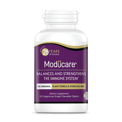 Moducare Immune Support - Plant Sterols & Sterolins for Immune System Modulation - Optimal Health Support* - Non-GMO, Gluten-Free & Dairy-Free - 180 Vegetarian Capsules (180 Servings)