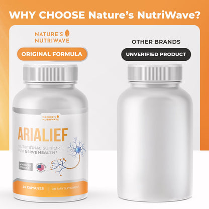 Arialief – Botanical Capsules, USA Made – 30 Ct, 1 Month Supply | Botanical capsule formula | Non-GMO, Made in USA | Easy-to-swallow daily capsule