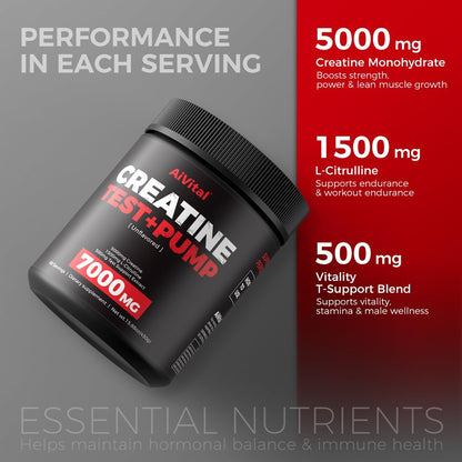 AiVital™ Creatine Gummies for Women with Creatine Powder for Men 5000mg