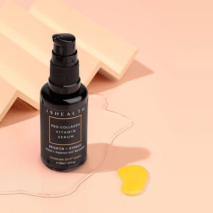 JSHealth Balance & Brighten Skincare Cleanser & Brightening Vitamin C Serum | Includes Gentle Cleanser and Hydrating Hyaluronic Acid to Promote Skin Barrier Function.