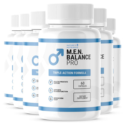 Men Balance Pro – Vitamins, Minerals & Botanicals – 60 Ct, 1 Month Supply | Vitamins, minerals & botanicals, plant-based | Non-GMO, Vegetarian, GMP-Certified | Easy-to-swallow capsule