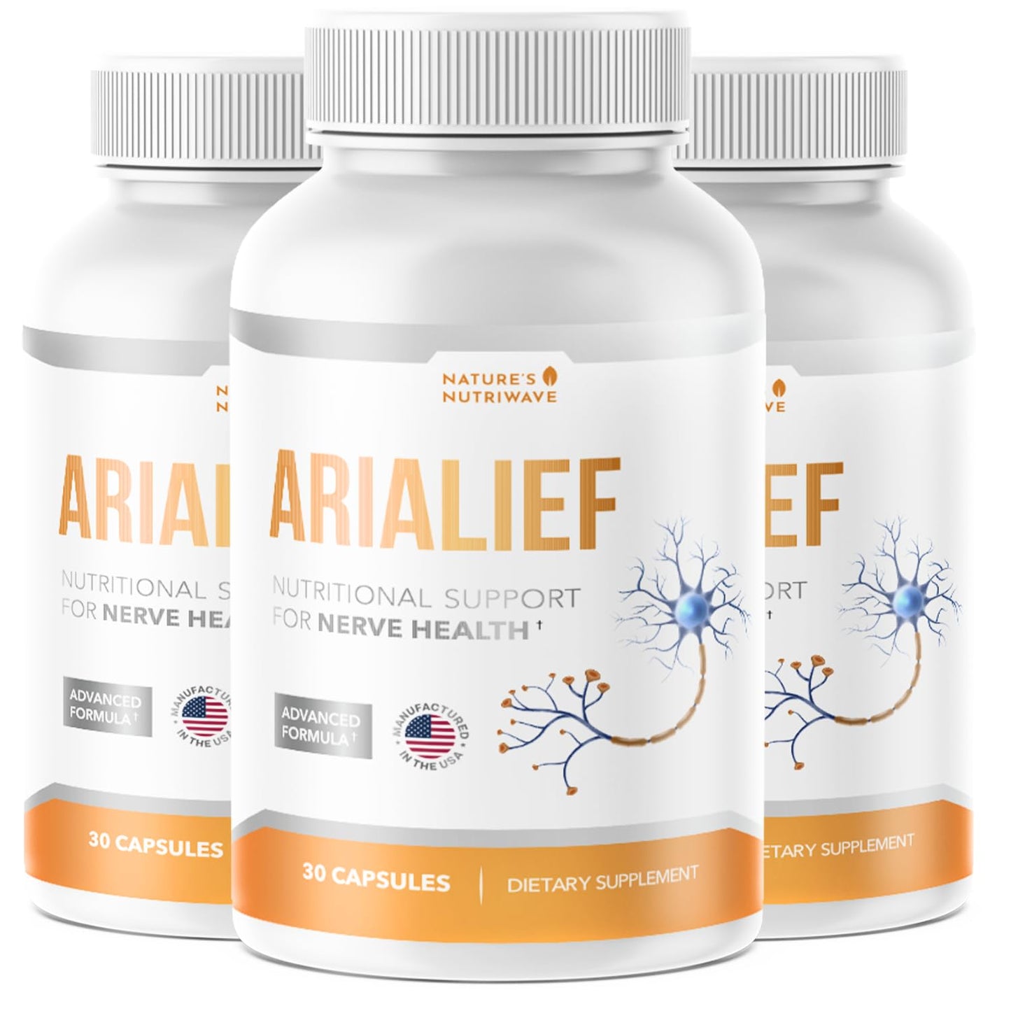 Arialief – Botanical Capsules, USA Made – 30 Ct, 1 Month Supply | Botanical capsule formula | Non-GMO, Made in USA | Easy-to-swallow daily capsule