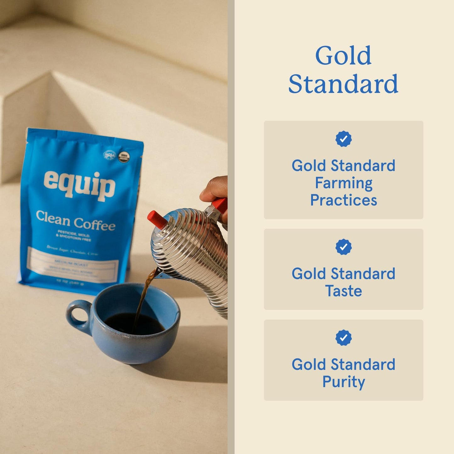 Equip Foods Clean Coffee & Grass Fed Core Colostrum Powder Unflavored
