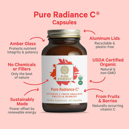 PURE SYNERGY Men’s Multivitamin, Stress, and Energy Essentials Bundle | Whole Food Multi with Adaptogens and Cordyceps | Natural Vitamin C Immune Supplement | Vegan, Non-GMO, and Organic Ingredients