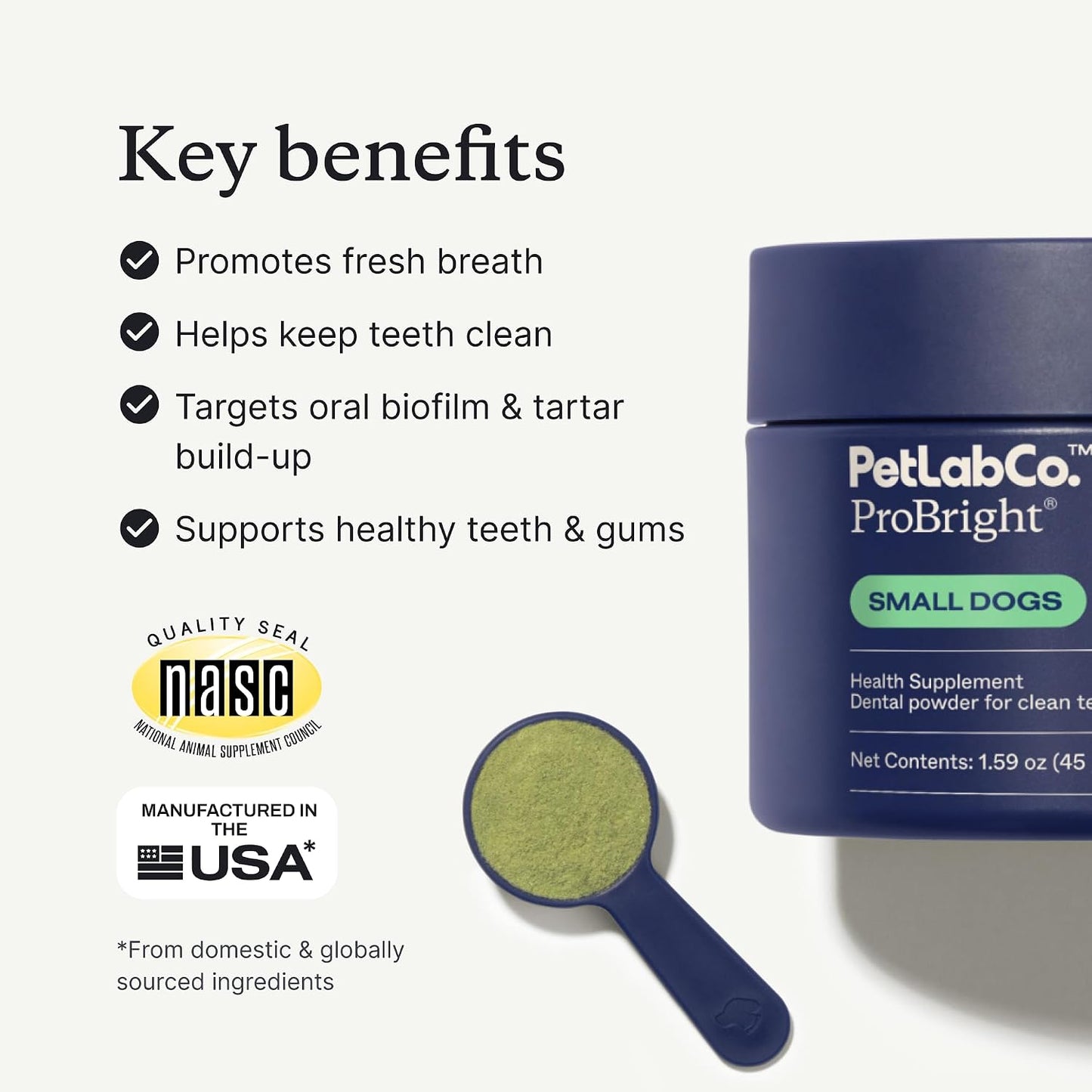 PetLab Co. – Seasonal Allergy Support & Dental Care in One Routine - Allergy & Immune Chews + ProBright Dental Powder for Total Wellness Inside & Out - Small Dogs