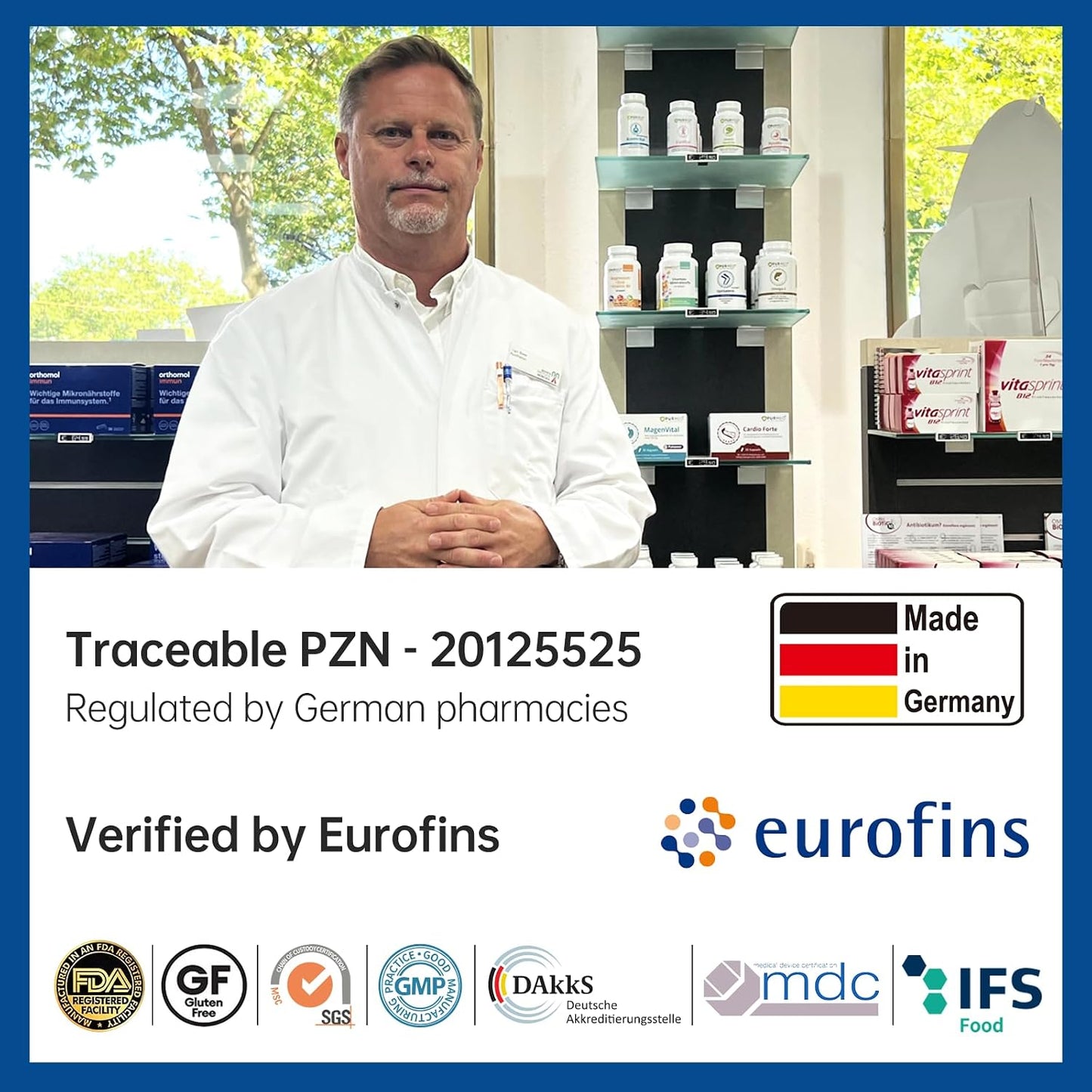 5-Day Fast-Acting Glucosamine Chondroitin MSM for Joint & Cartilage Health | Lower Purine Risk, 200mg OVOMET Eggshell Membrane, 80% Less Marine Glucosamine, Regulated by German Pharmacies, Traceable PZN