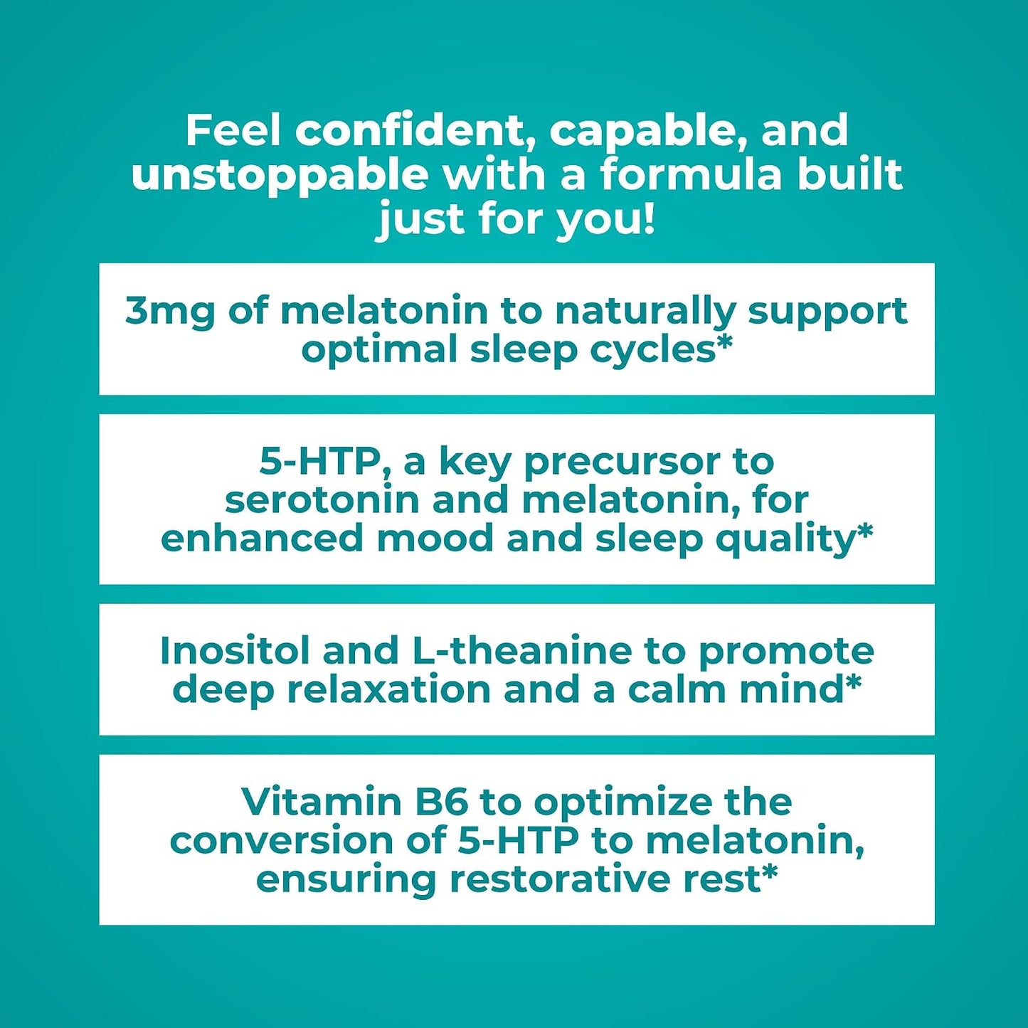 Reignite Wellness by JJ Virgin | Sleep Candy | Chewable 5-HTP Supplement with Inositol, Vitamin B6, Melatonin & L-Theanine for Adults | Lemon Flavor | 60 Tablets