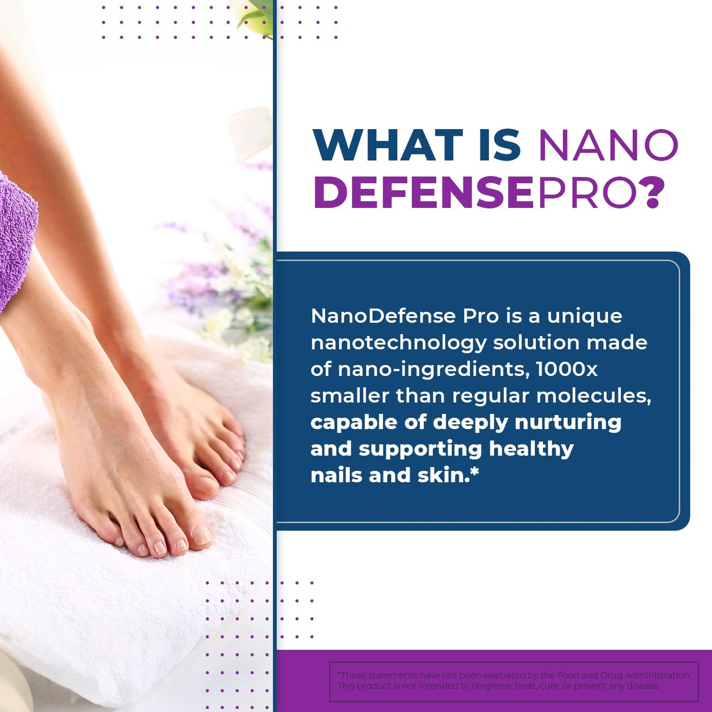 NanoDefense Pro Drops – Botanical Nail Formula – 15ml, 1 Month Supply | Original-formula topical nail drops, botanical blend | Non-GMO | Applies directly to nails, no rinse