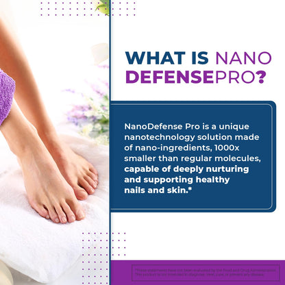 NanoDefense Pro Drops – Botanical Nail Formula – 15ml, 1 Month Supply | Original-formula topical nail drops, botanical blend | Non-GMO | Applies directly to nails, no rinse
