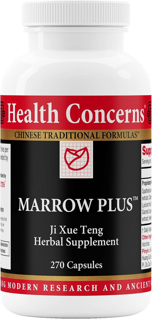 2X Health Concerns Marrow Plus – Bone Marrow & Blood Generation Herbal Supplement – Chinese Herbal Formula for Anemia, & Circulation Support – Astragus, Salvia, & Tangerine Extracts – 270 Capsules