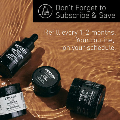 Brickell Men's Retinol Face Moisturizer Cream For Men, Anti-Wrinkle Face Night Cream with Retinol, Hyaluronic Acid, and Vitamin E To Reduce Fine Lines and Even Skin Tone, Fragrance-Free, 2 Ounce