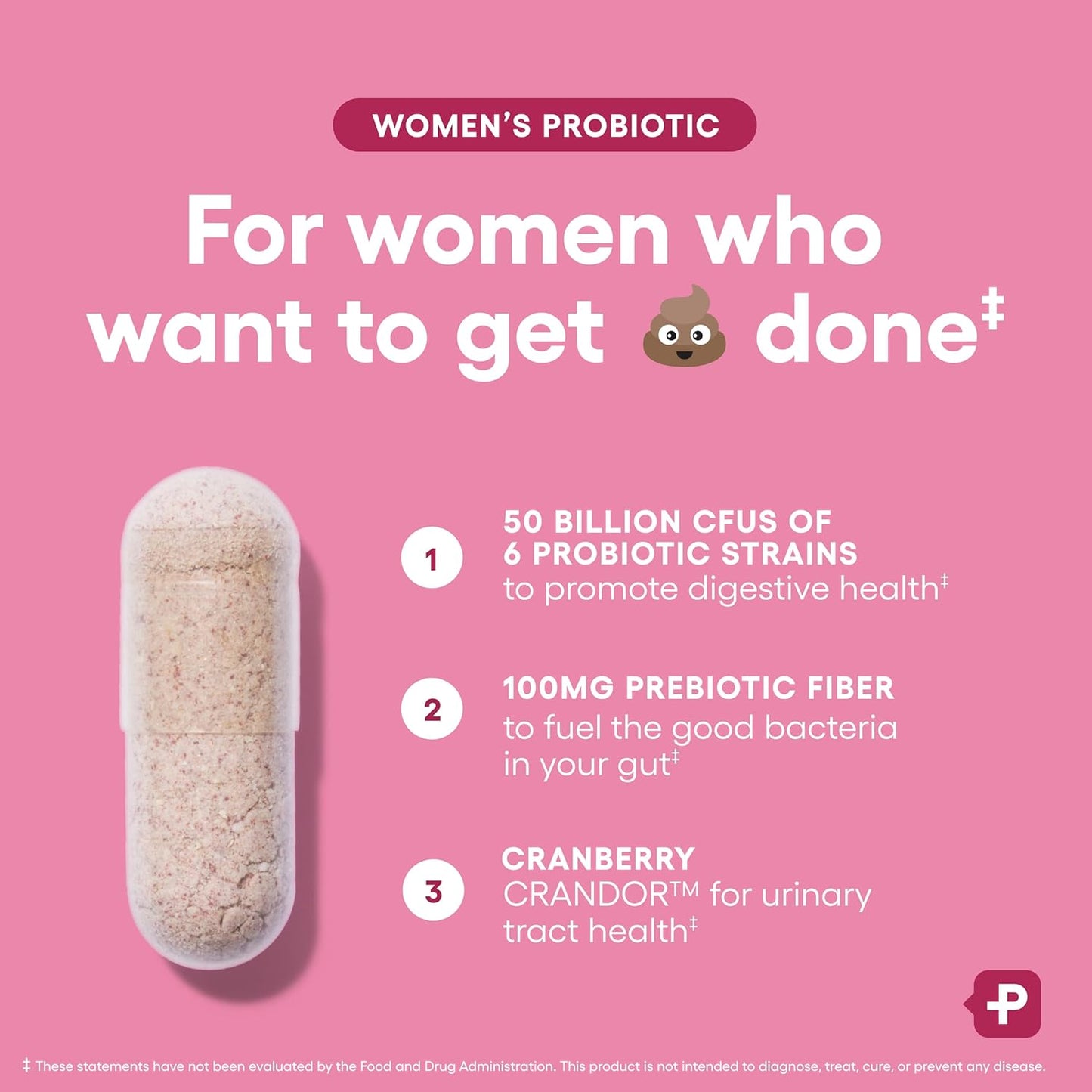 Physician's CHOICE Women’s Probiotic 30ct + Bloat & Gas Probiotic 30ct - Advanced Digestive Health Bundle for Women