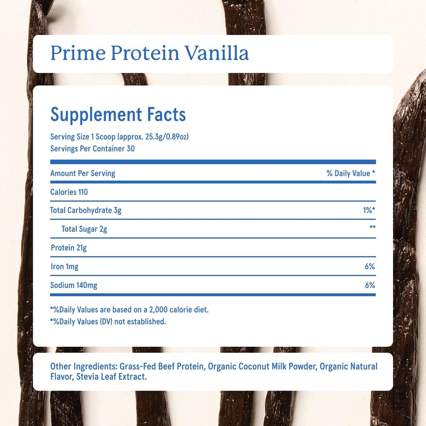 Equip Foods Prime Protein Powder Vanilla & Prime Protein Powder Salted Caramel