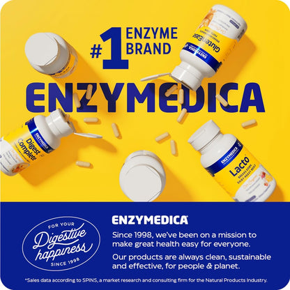 Enzymedica Fiber+ Prebiotic & Probiotic Gummies for Women & Men - 90 Count