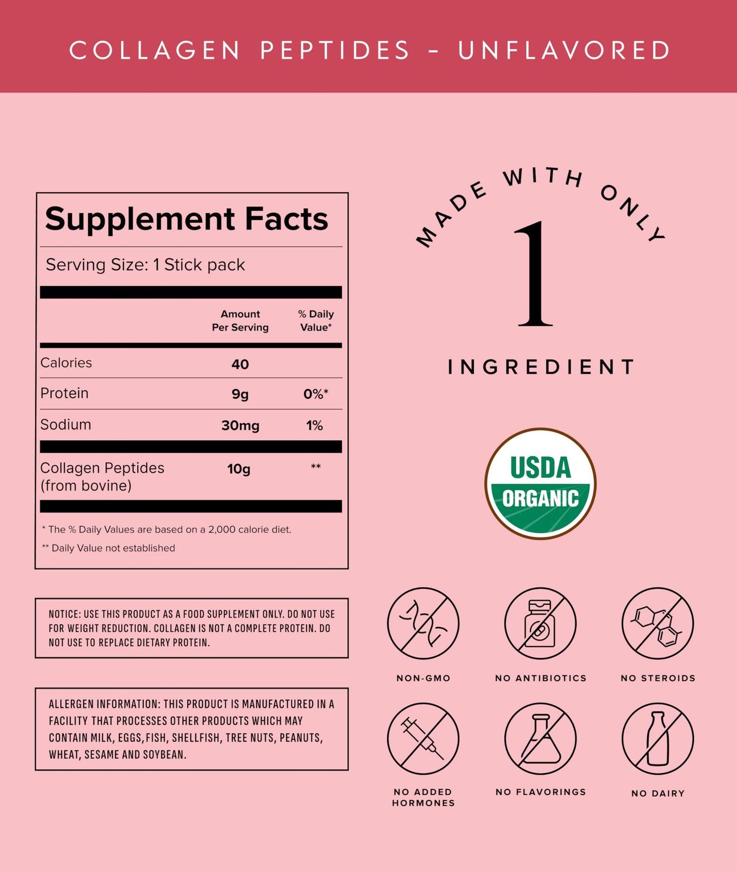 Truvani Hydrolyzed Collagen Peptides | Unflavored | 28 Servings | 20g Grass-Fed Collagen Protein Powder | Promotes Hair, Nail, Skin, and Joint Health | Keto | Gluten & Dairy Free