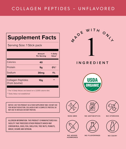 Truvani Hydrolyzed Collagen Peptides | Unflavored | 28 Servings | 20g Grass-Fed Collagen Protein Powder | Promotes Hair, Nail, Skin, and Joint Health | Keto | Gluten & Dairy Free