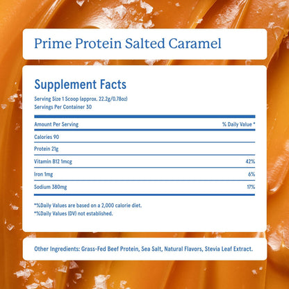 Equip Foods Prime Protein Powder Peanut Butter & Prime Protein Powder Salted Caramel