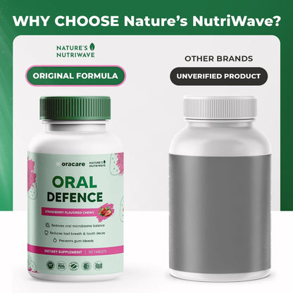 Oracare – Daily Oral Support with Enzymes, Hydroxyapatite, Xylitol & 3-Strain Probiotic Blend – Non-GMO Stimulant-Free Formula – Made in USA – 30 Melt-In-Mouth Tablets, 1 Month Supply