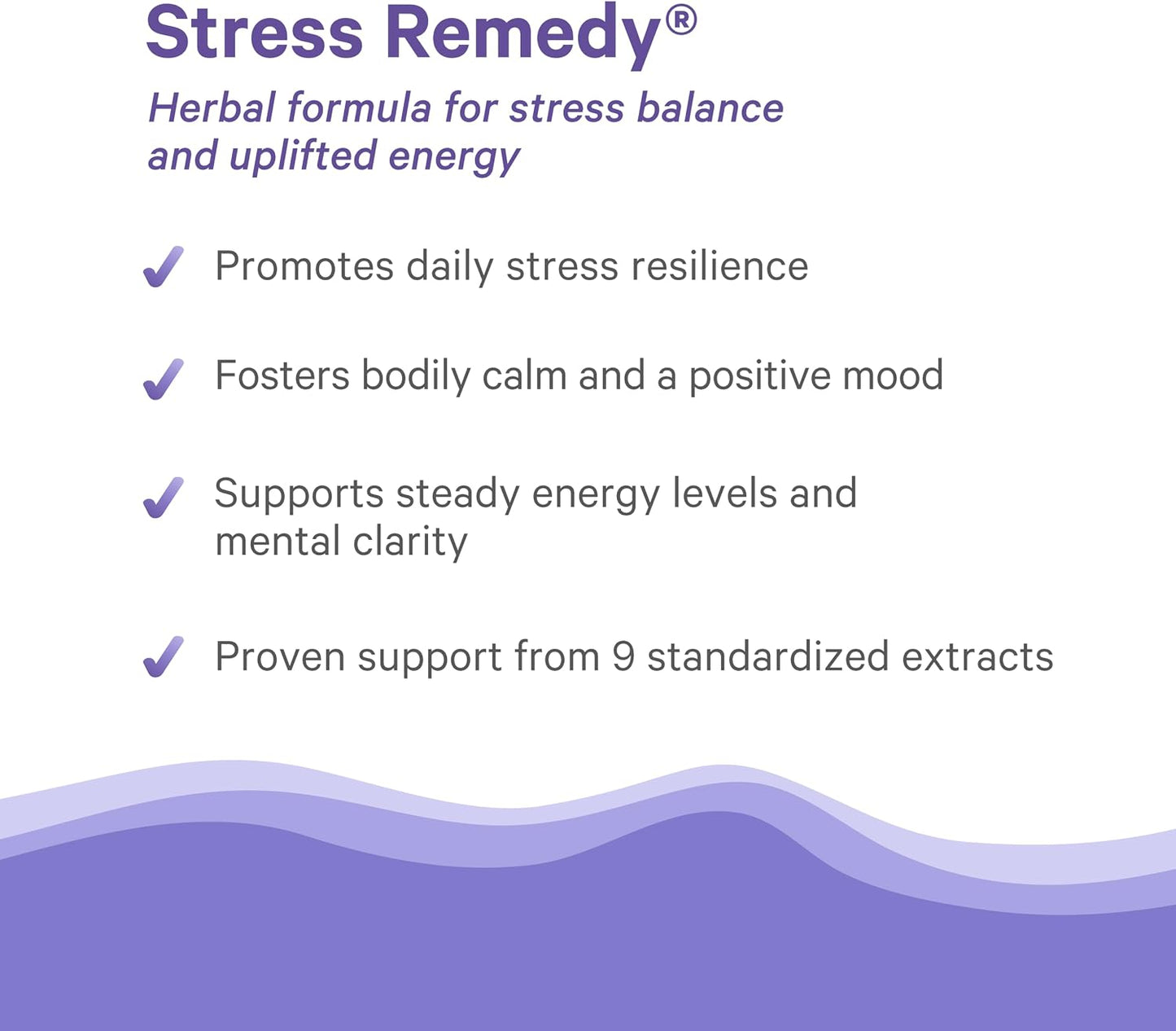 PURE SYNERGY Stress Remedy | Soothing Supplement with Ashwagandha | Organic Adaptogen Support from Lemon Balm and Holy Basil | for Stress Relief, Adrenal Health, and Mood (60 Capsules)