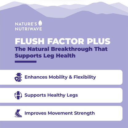 Flush Factor Plus – Original Formula – 30 Ct, 1 Month Supply | Original-formula capsules, plant-based | No Stimulants, Made in USA | Easy-to-swallow daily capsule