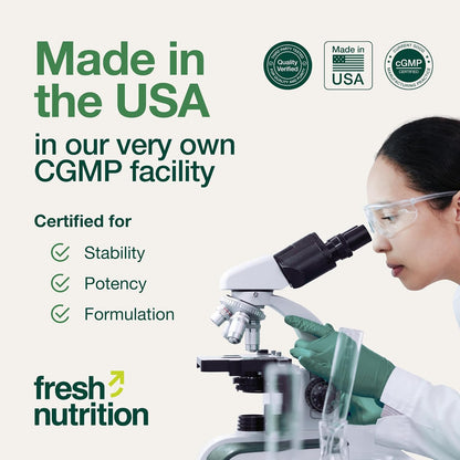 Fresh Nutrition Lemon Balm Extract Capsules.