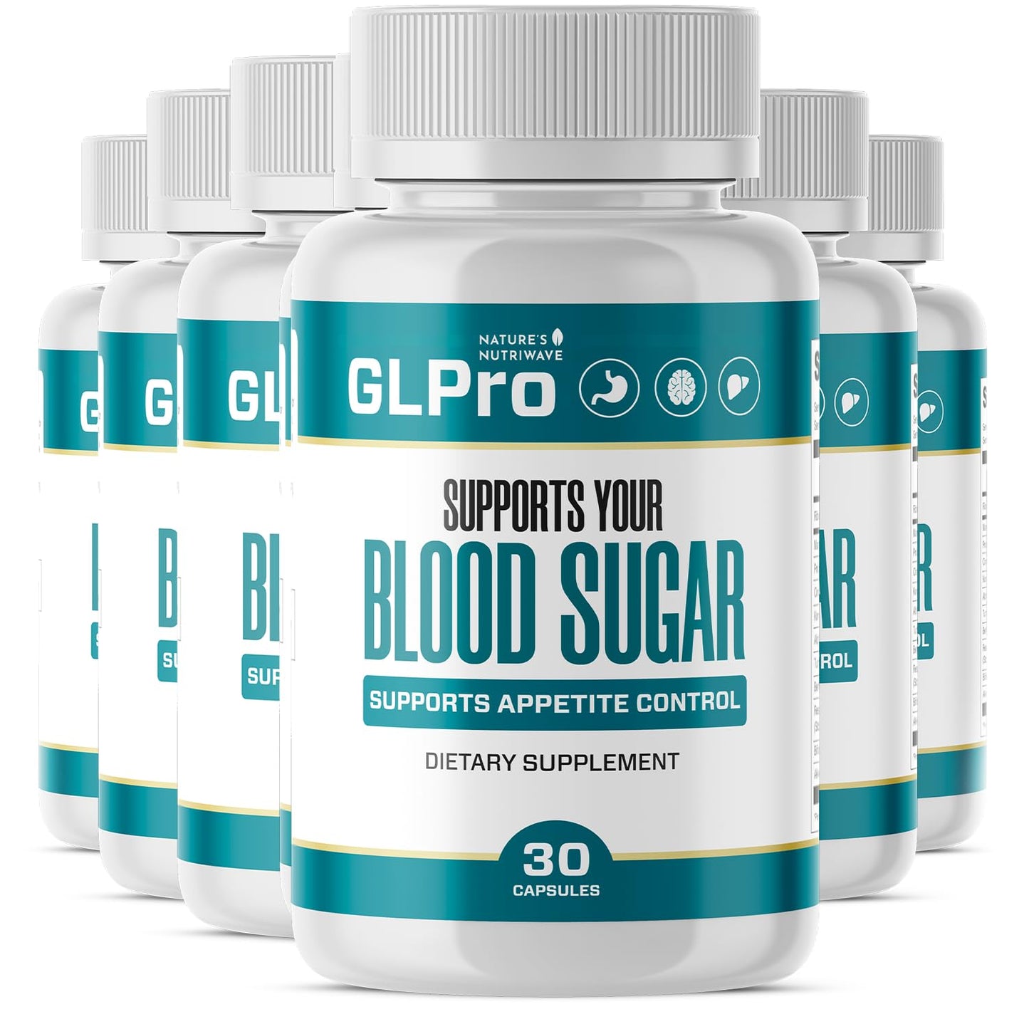 GLPro – Hawthorne, Garlic, Green Tea & Hibiscus – 30 Ct, 2 Month Supply | Hawthorne, Garlic, Green Tea & Hibiscus | Non-GMO, Gluten-Free, Dairy-Free, Vegetarian, Made in USA