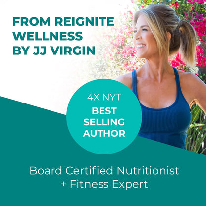 Reignite Wellness by JJ Virgin | Sleep Candy | Chewable 5-HTP Supplement with Inositol, Vitamin B6, Melatonin & L-Theanine for Adults | Lemon Flavor | 60 Tablets
