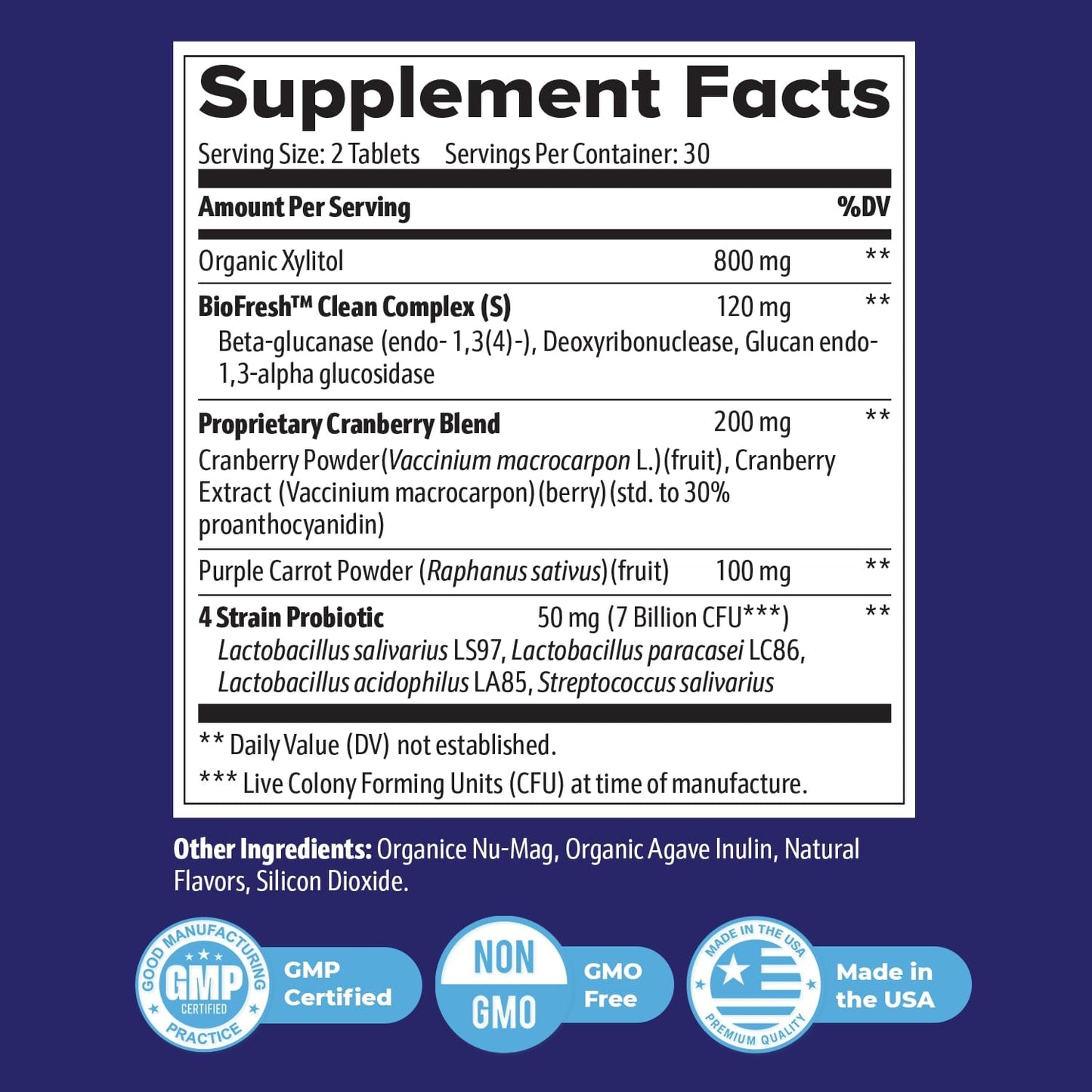 ProvaDent – Botanical Oral Tablets, USA Made – 60 Ct, 1 Month Supply | Oral-care tablets, botanical formula | Made in USA | Chewable daily tablet