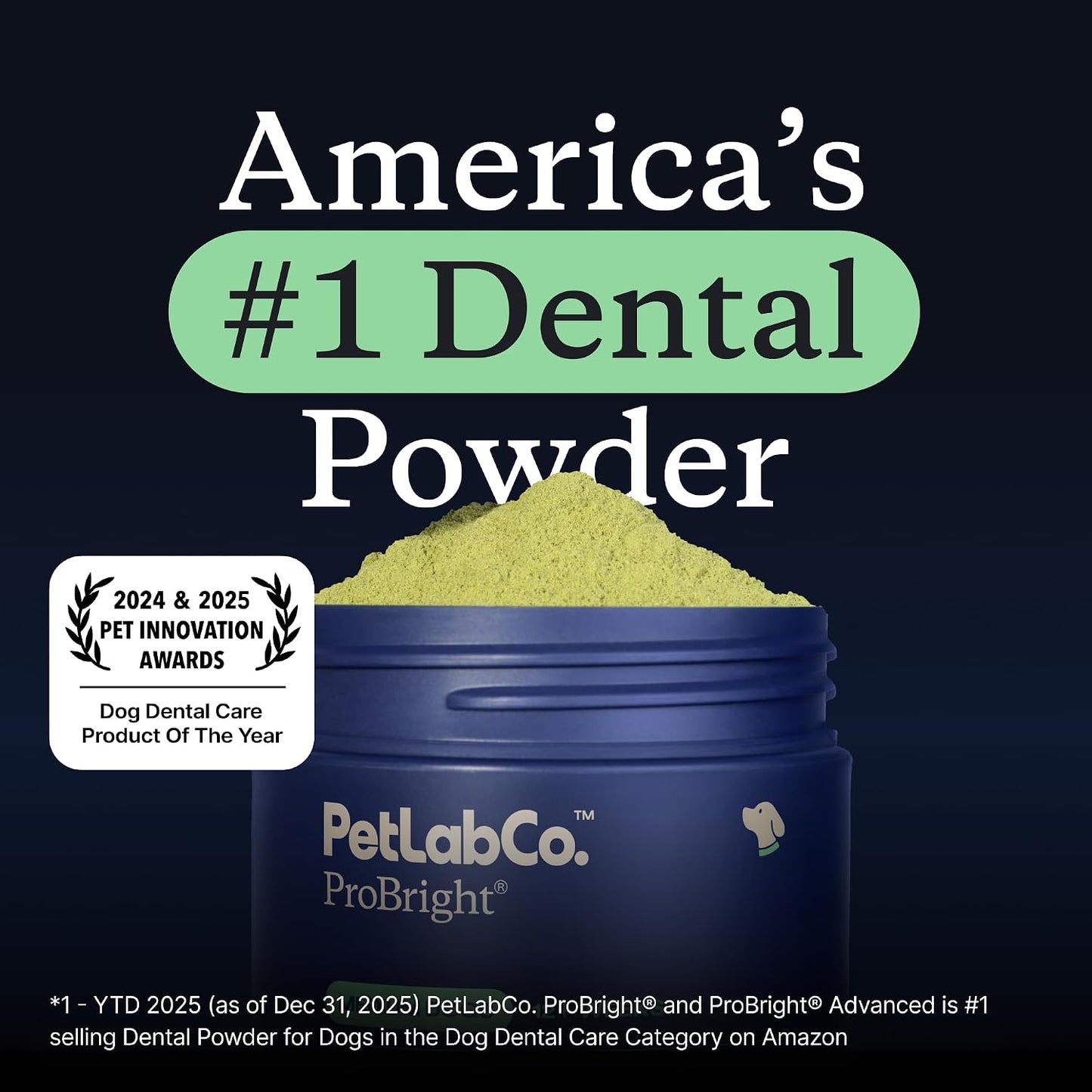 PetLab Co. – Oral Hygiene & Gut Health Bundle: Dental Powder for an Effortless Clean in 1 Scoop for Small Dogs & Probiotics for Dogs Supporting Gut Health & Seasonal Allergies